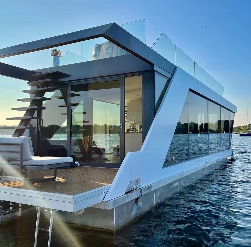 Fishing Boat Fiberglass - New Year Discount Luxury Aluminum Pontoon