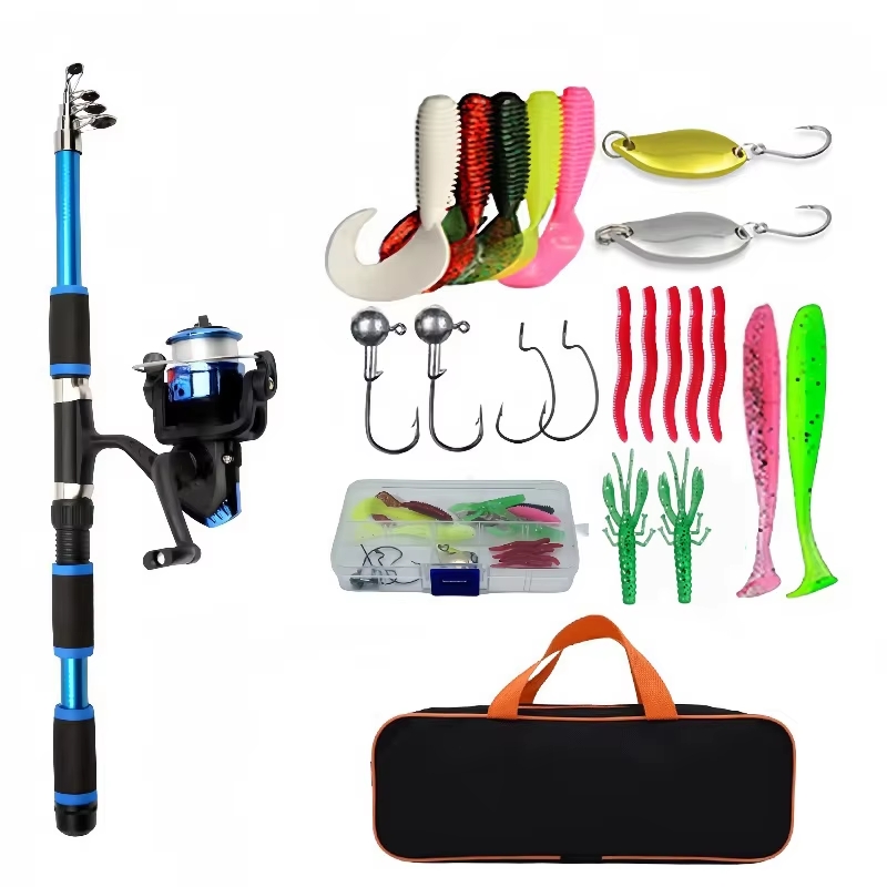 Fishing rod full set, fishing  - Fishing Boat Aluminum ulasan dan harga