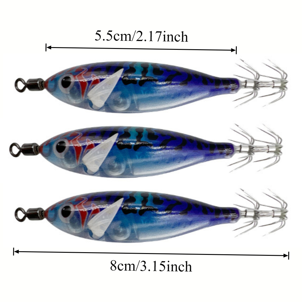 9pcs/set 8cm Fishing Shrimp Fi - Fishing Boat Oar ulasan dan harga