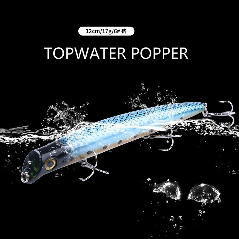 New Popper Fishing Lure 2021 W - Fishing Boat Oar ulasan dan harga